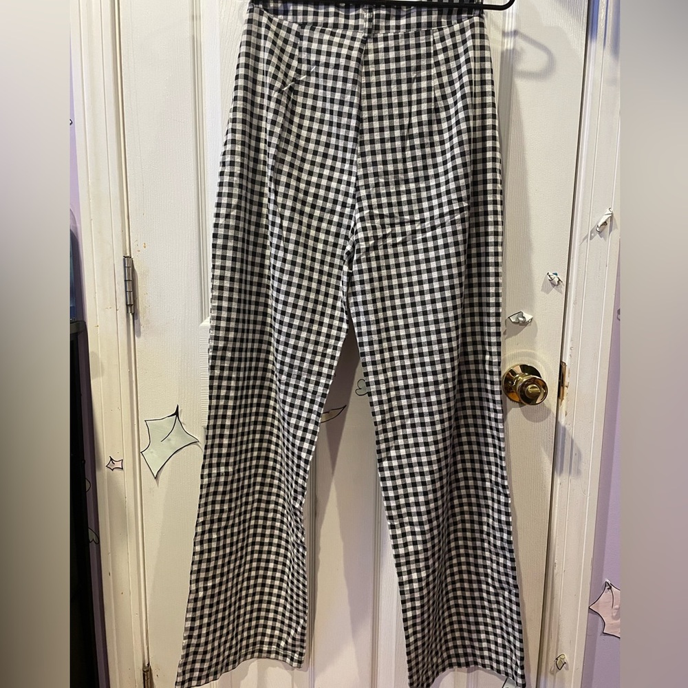 Large plaid pants